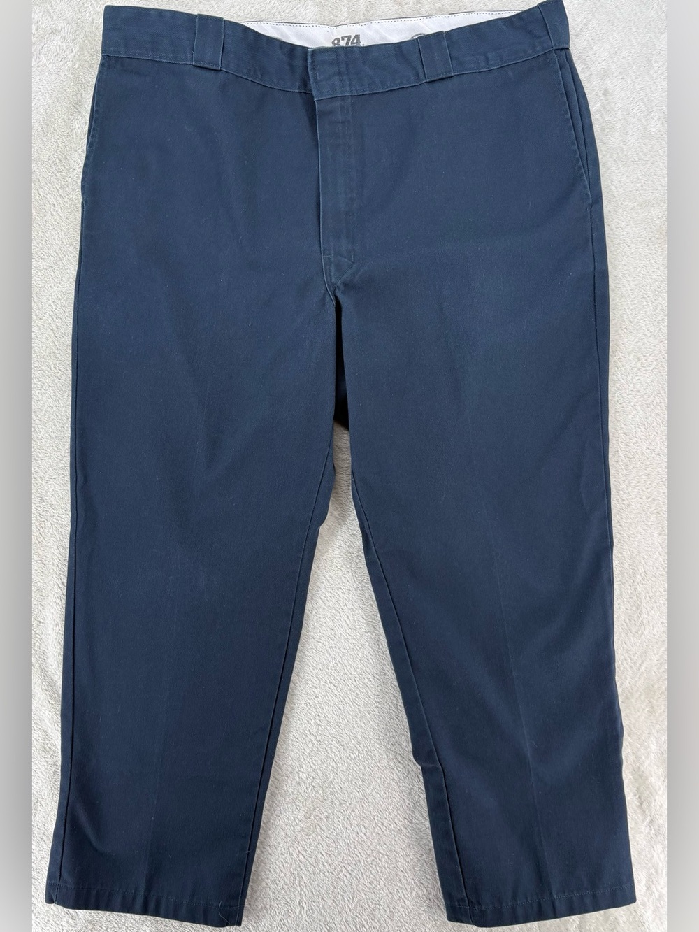 Dickies 874 Original Fit Work Pants Navy Blue Men's 42x29 Classic Uniform Chinos